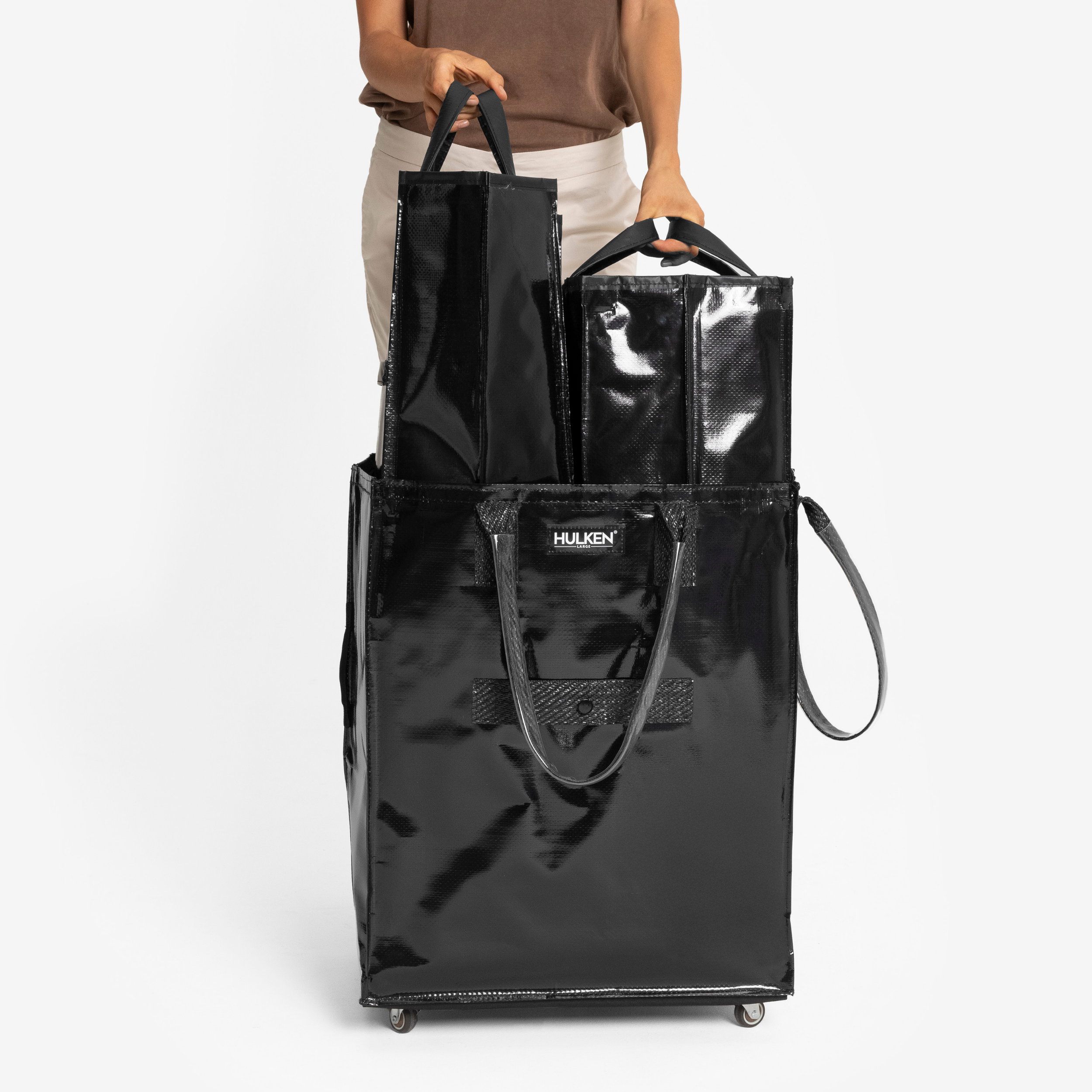 Tidy & Chill Inserts Black | Foldable & Insulated - Hulken®