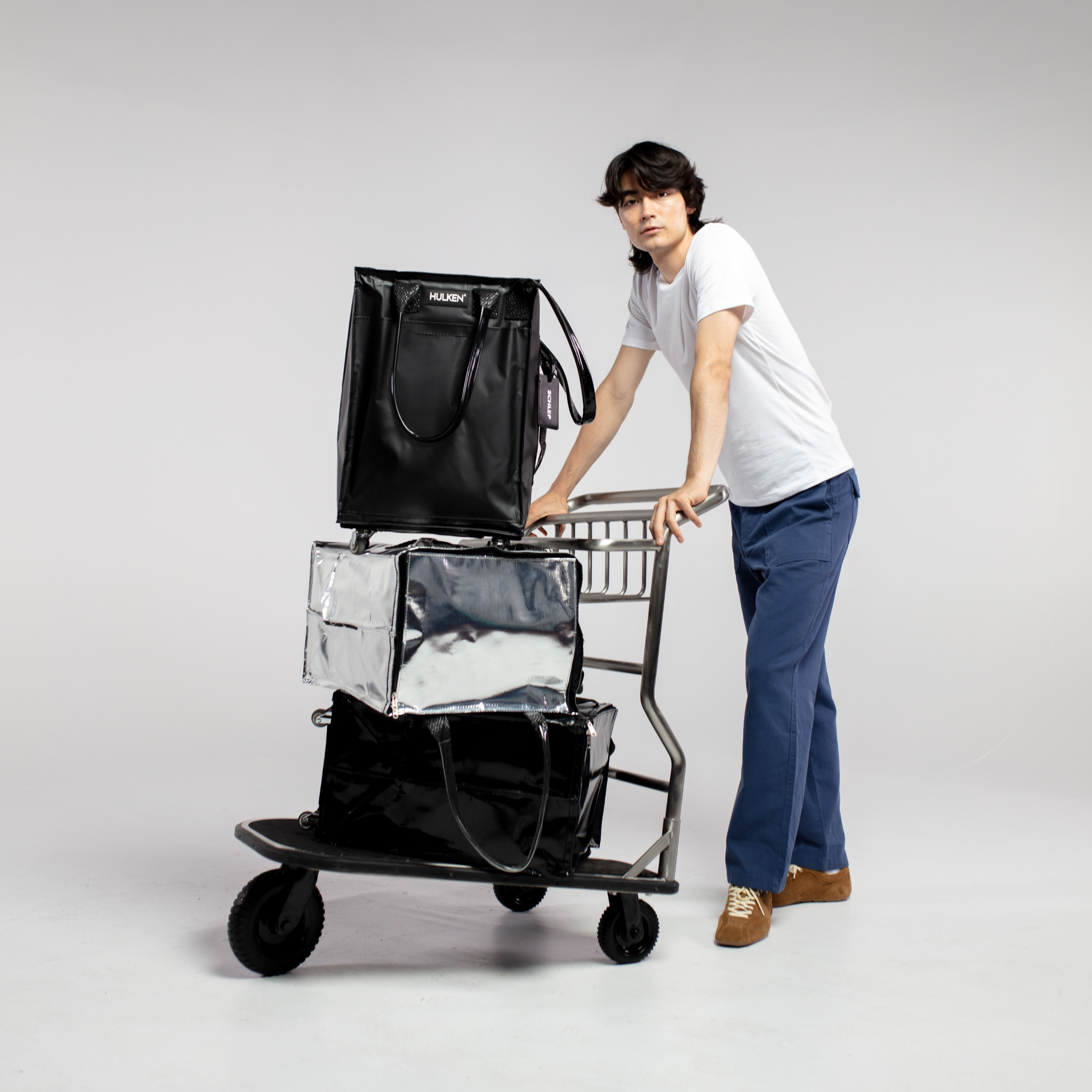 Lightweight, Foldable, Travel Rolling Tote | Hulken®