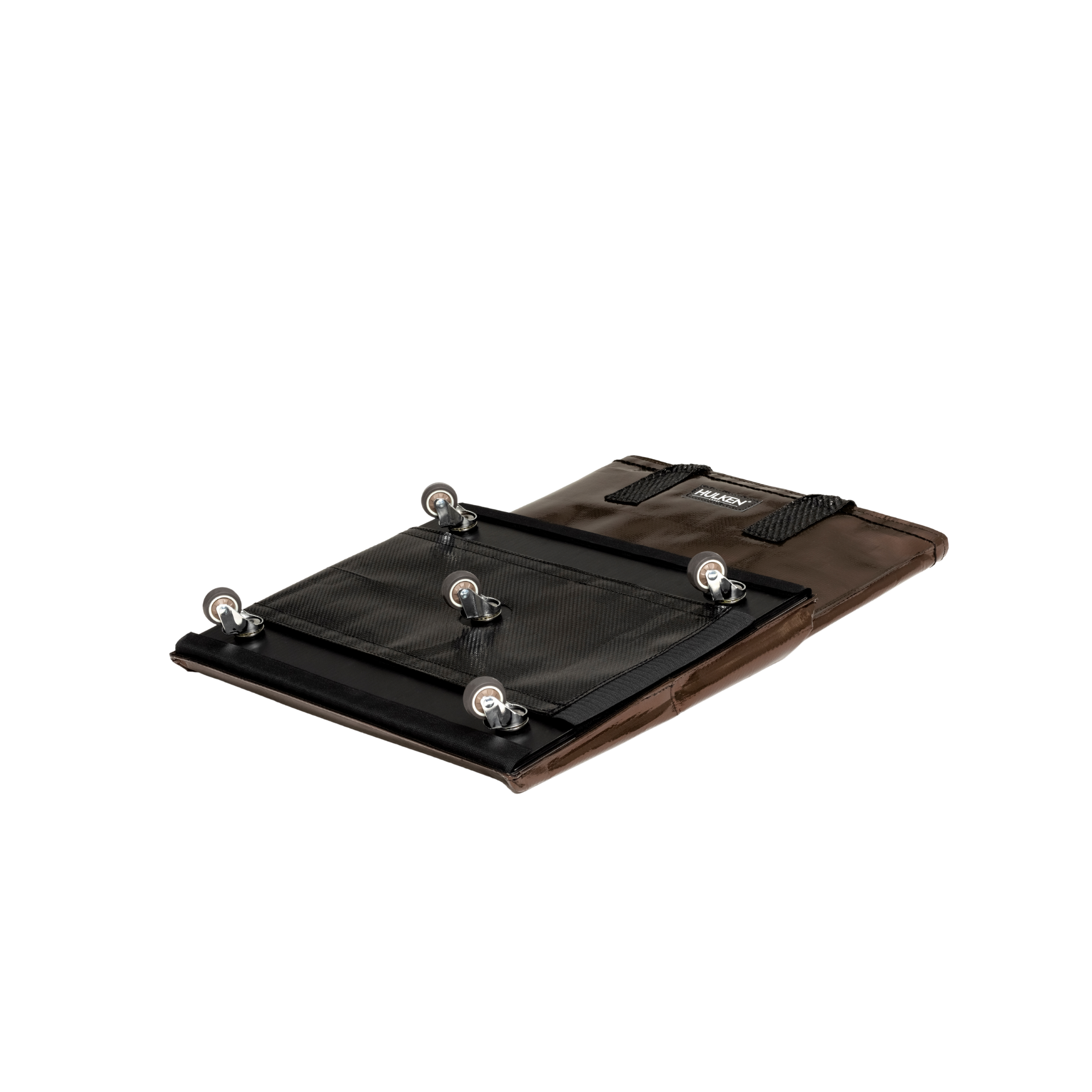 Chocolate Brown Tote Bag | Foldable Bag on Wheels – HULKEN®
