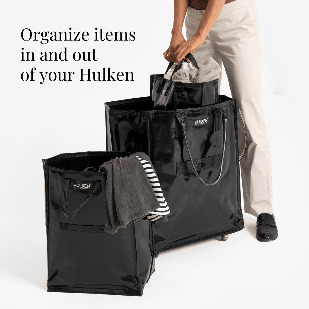 Tidy & Chill Inserts Black | Foldable & Insulated - Hulken®