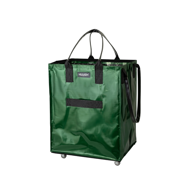 Durable Green Tote Bag | Rolling Bag on Wheels – HULKEN®