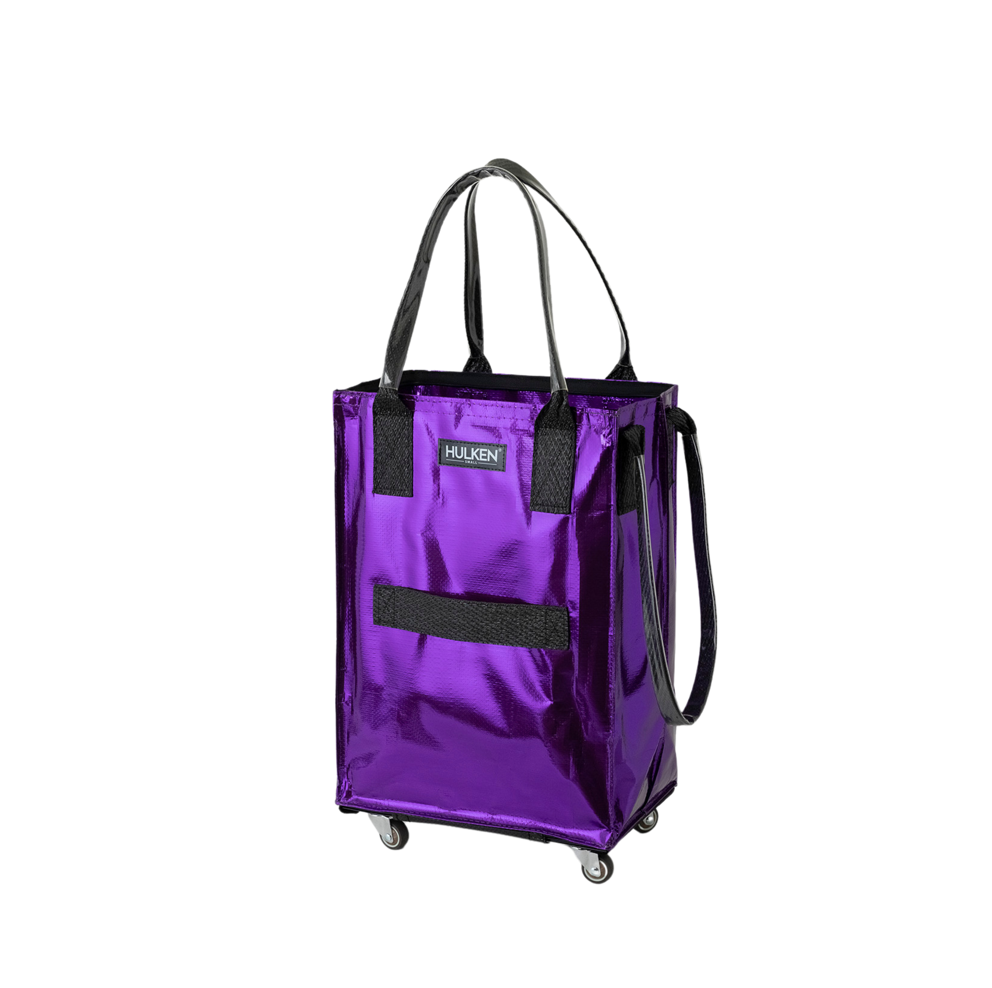 Purple Tote Bag | Foldable Bag on Wheels – HULKEN®