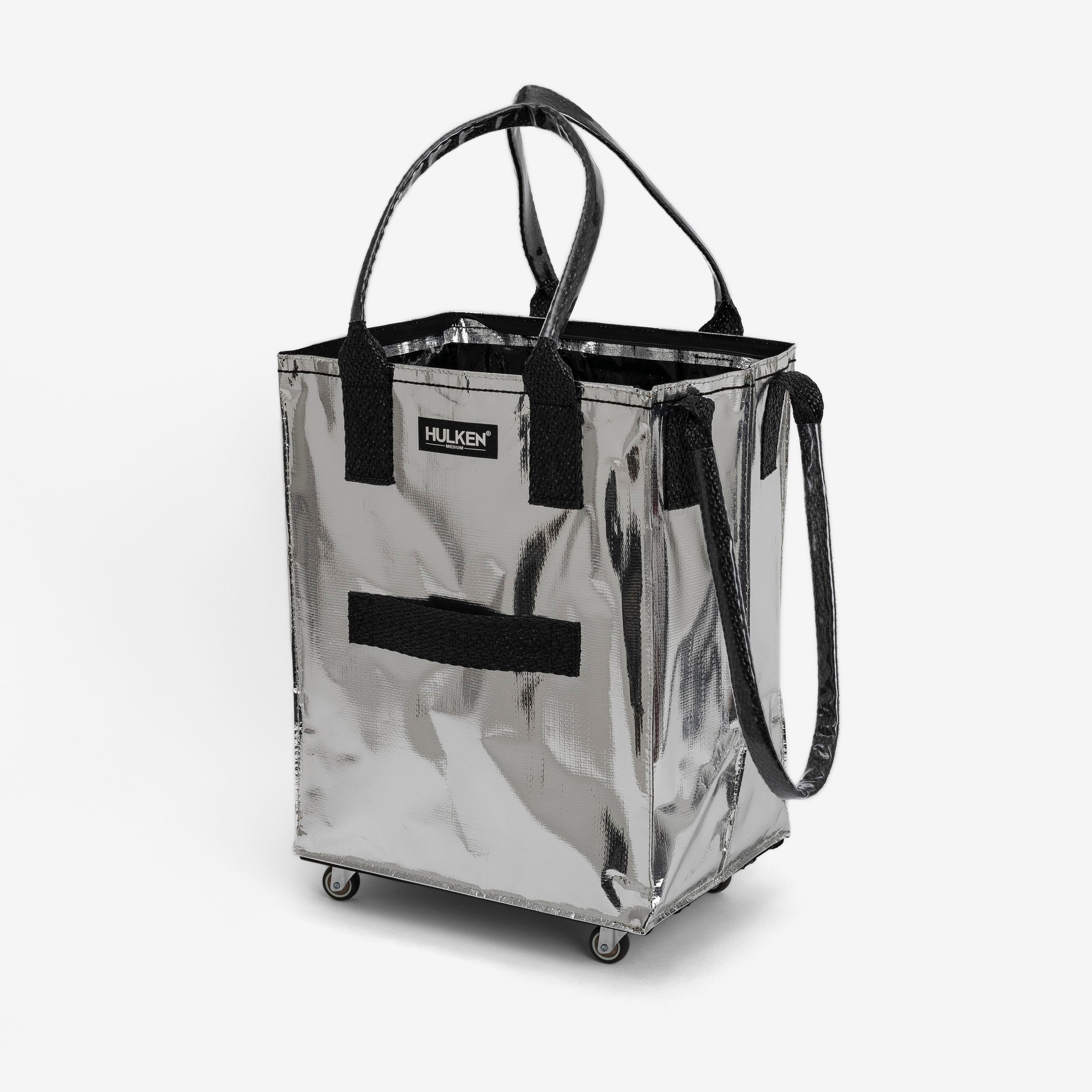 Foldable bag on wheels Rolling tote HULKEN®